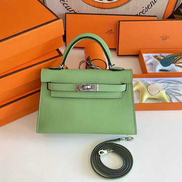 商品名称：エルメス HERMES 063-HKL19SQYNG　2022年最新入荷 ミニ ケリー トップハンドルバッグ トートバッグ ハンドバッグ 2way 斜め掛け ショルダーバッグ