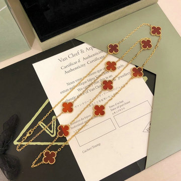 ヴァン クリーフ アーペル Van Cleef Arpels YXBL-XLVA22006　2022年最新入荷 ヴィンテージ アルハンブラ ネックレス 10モチーフ ロングチェーン