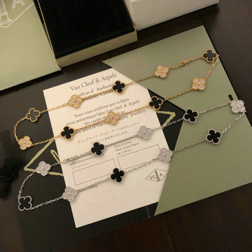ヴァン クリーフ アーペル Van Cleef Arpels YXBL-XLVA22010　2022年最新入荷 ヴィンテージ アルハンブラ ネックレス 10モチーフ ロングチェーン アクセサリー