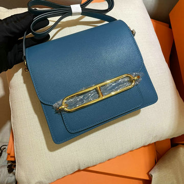 エルメス HERMES 063-HRL18EVJPL　2022年最新入荷 roulis ショルダーバッグ ブタ鼻 斜め掛けショルダーバッグ クロスボディバッグ レディースかばん
