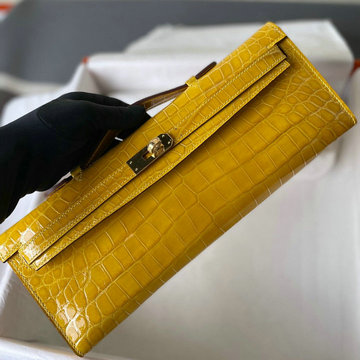 エルメス HERMES 063-HKL31EPJYL　2022年最新入荷 ケリー31 トートバッグ 手持ちかばん ハンドバッグ イブリングバッグ クロコ革