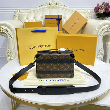 商品名称：ルイヴィトン LOUISVUITTON 057-M45935　2022年最新入荷 ハンドル ソフトトランク ハンドバッグ 斜め掛け ショルダーバッグ クロスボディバッグ モノグラムマカサー