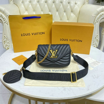ルイヴィトン LOUISVUITTON 057-M56461　2022年最新入荷 ミュルティ ポシェット 斜め掛け ショルダーバッグ レディースかばん カーフレザー