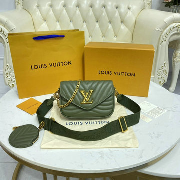 ルイヴィトン LOUISVUITTON 057-M56471　2022年最新入荷 ミュルティ ポシェット 斜め掛け ショルダーバッグ レディースかばん カーフレザー
