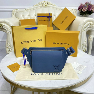 ルイヴィトン LOUISVUITTON 057-M59625L　2022年最新入荷 バムバッグ NV ウェストバッグ チェストバッグ ショルダーバッグ アエログラムレザー