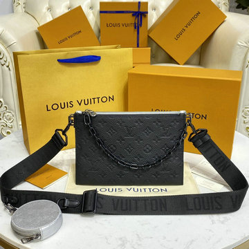 ルイヴィトン LOUISVUITTON 057-M59682　2022年最新入荷 トリオ ポーチ NM ホーボーバッグ 斜め掛け ショルダーバッグ クロスボディバッグ ダミエグリッターレザー
