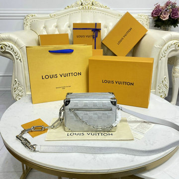 ルイヴィトン LOUISVUITTON 057-M59726　2022年最新入荷 ミニ ソフトトランク 斜め掛け ショルダーバッグ クロスボディバッグ キャリーバッグ レザー
