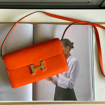 エルメス HERMES 063-H709SFJCS　2022年最新入荷 コンスタンス ポケット 斜め掛け ショルダーバッグ ロングウォレット クロスボディバッグ レディースかばん swift革