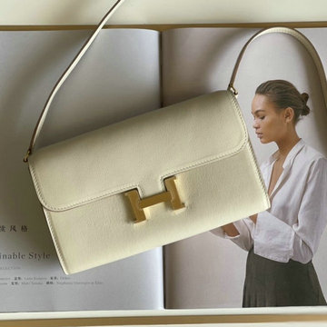 エルメス HERMES 063-H709SFJNB　2022年最新入荷 コンスタンス ポケット 斜め掛け ショルダーバッグ ロングウォレット クロスボディバッグ レディースかばん