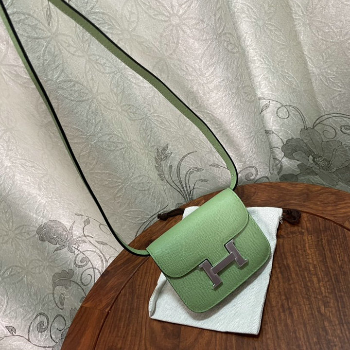 エルメス HERMES 063-H1081SYNG　2022年最新入荷 コンスタンス スリム ミニ ポケット ウェストバッグ 斜め掛け ショルダーバッグ クロスボディバッグ レディースかばん