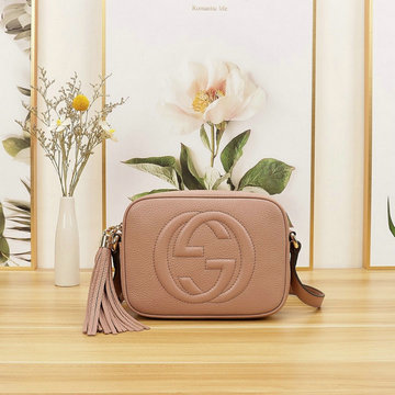 グッチ GUCCI 057-GG308364LF　2022年最新作 ソーホー レザー スモール ディスコバッグ カメラバッグ 斜め掛け ショルダーバッグ クロスボディバッグ