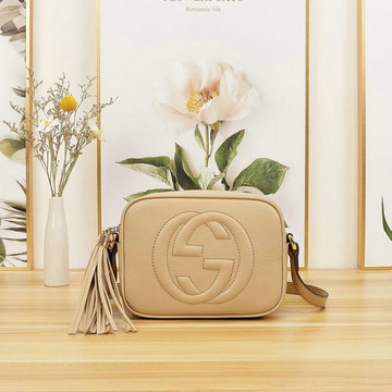 グッチ GUCCI 057-GG308364XS　2022年最新作 ソーホー レザー スモール ディスコバッグ カメラバッグ 斜め掛け ショルダーバッグ クロスボディバッグ