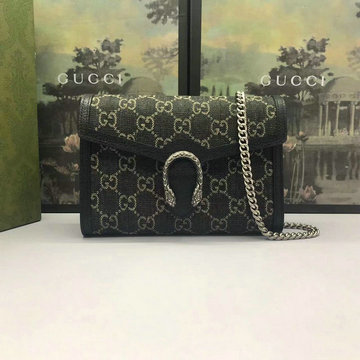 グッチ GUCCI 057-GG401231BBK　2022年最新入荷 ディオニュソス ミニ チェーンウォレット 斜め掛け ショルダーバッグ クロスボディバッグ レディースかばん デニム