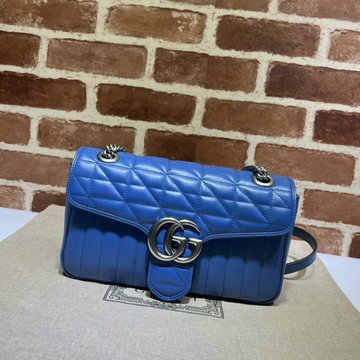 商品名称：グッチ GUCCI 057-GG443497PLS　2022年最新入荷 GGマーモント スモール 斜め掛け ショルダーバッグ クロスボディバッグ レディースかばん カーフレザー