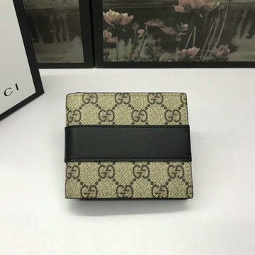 グッチ GUCCI 057-GG459140XK　2022年最新入荷 二つ折り短財布 ショートウォレット カードポケット 札入れ キャンパス レザー