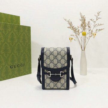 グッチ GUCCI 057-GG625615BLK　2022年最新入荷 ホースビット 1955 ミニバッグ 斜め掛け ショルダーバッグ 携帯ケース スマートフォンケース クロスボディバッグ