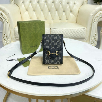 グッチ GUCCI 057-GG625615NBK　2022年最新入荷 ホースビット 1955 ミニバッグ 斜め掛け ショルダーバッグ 携帯ケース スマートフォンケース クロスボディバッグ
