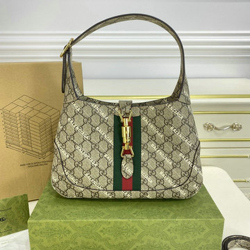 グッチ GUCCI 057-GG636706BAX　2022年最新入荷 ジャッキー 1961 スモール ホーボーバッグ トートバッグ ショルダーバッグ キャンパス