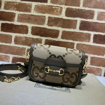 グッチ GUCCI 057-GG658574BSK　2022年最新入荷 ホースビット 1955 ミニバッグ 斜め掛け ショルダーバッグ フラップバッグ クロスボディバッグ レディースかばん