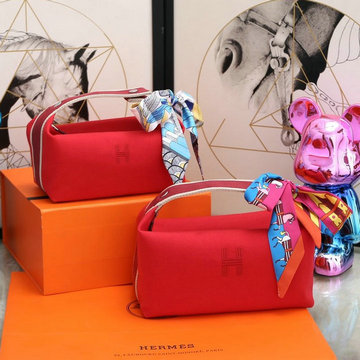 商品名称：エルメス HERMES 063-HE6627RB　2022年最新入荷 Trousse Bride-A-Brace ハンドバッグ お弁当袋 クーラーバッグ ボストンバッグ
