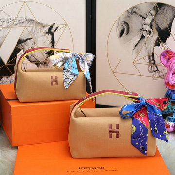 エルメス HERMES 063-HE6627XF　2022年最新入荷 Trousse Bride-A-Brace ハンドバッグ お弁当袋 クーラーバッグ ボストンバッグ