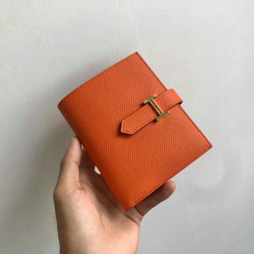 エルメス HERMES 063-HES20003SJCS　2022年最新入荷 ベアン コンパクト 二つ折り短財布 ショートウォレット 札入れ 小銭入れ カードケース ヴォーエプソン