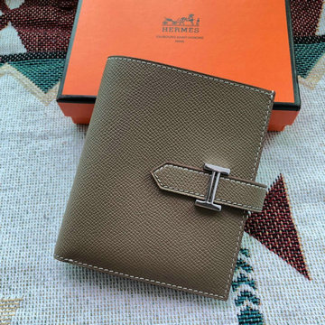 エルメス HERMES 063-HES20003SYDH　2022年最新入荷 ベアン コンパクト 二つ折り短財布 ショートウォレット 札入れ 小銭入れ カードケース ヴォーエプソン