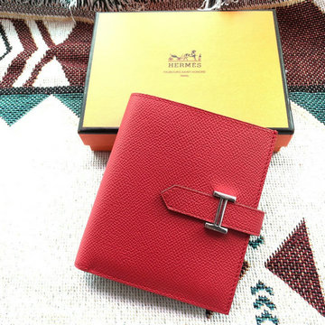エルメス HERMES 063-HES20003SYRD　2022年最新入荷 ベアン コンパクト 二つ折り短財布 ショートウォレット 札入れ 小銭入れ カードケース ヴォーエプソン