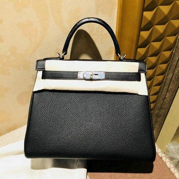 エルメス HERMES 063-HKL28LEYBK　2022年最新入荷 ケリー 28 トップハンドルバッグ トートバッグ ハンドバッグ レディースかばん togo革