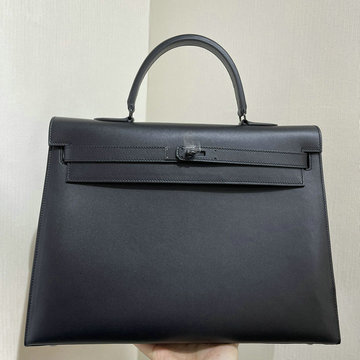 エルメス HERMES 063-HKL35BXQKBK　2022年最新入荷 ケリー 35 トップハンドルバッグ トートバッグ ハンドバッグ レディースかばん BOX革