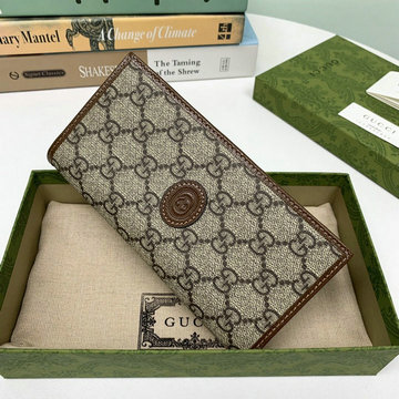 グッチ GUCCI 057-GG672947SK　2022年最新入荷 二つ折り長財布 ロングウォレット カードケース 札入れ キャンパス レザー