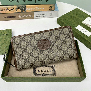 商品名称：グッチ GUCCI 057-GG673003SK　2022年最新入荷 インターロッキングG付き ジップアラウンドウォレット ファスナー長財布 ロングウォレット 小銭入れ 札入れ キャンパス