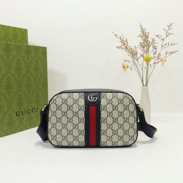 グッチ GUCCI 057-GG681064BLK　2022年最新入荷 斜め掛け ショルダーバッグ カメラバッグ クロスボディバッグ ショルダーポーチ キャンパス レザー