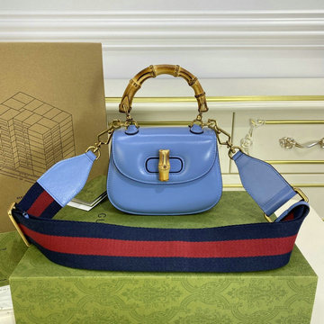 グッチ GUCCI 057-GG686864PQL　2022年最新入荷 バンブー ミニ トップハンドルバッグ トートバッグ ハンドバッグ 2way 斜め掛け ショルダーバッグ クロスボディバッグ
