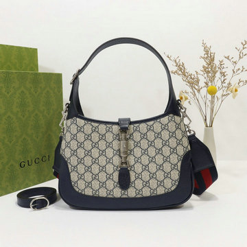 グッチ GUCCI 057-GG678843BLK　2022年最新入荷 ジャッキー 1961 スモール ホーボーバッグ トートバッグ ショルダーバッグ キャンパス