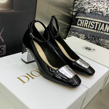 クリスチャンディオール CHRISTIAN DIOR 26-CDJ22005G　2022年春夏最新入荷 ラ パリジェンヌ ディオール パンプス ハーフヒールシューズ スクエアヒール