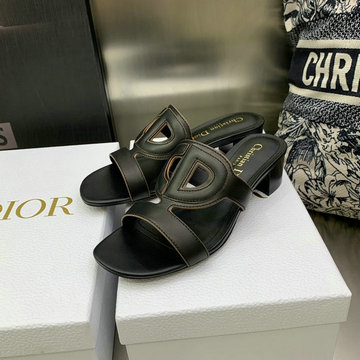 クリスチャンディオール CHRISTIAN DIOR 26-CDJ22007G　2022年春夏最新入荷 D CLUB ミュール ローヒールサンダル CD シグネチャー スクエア ローヒールシューズ