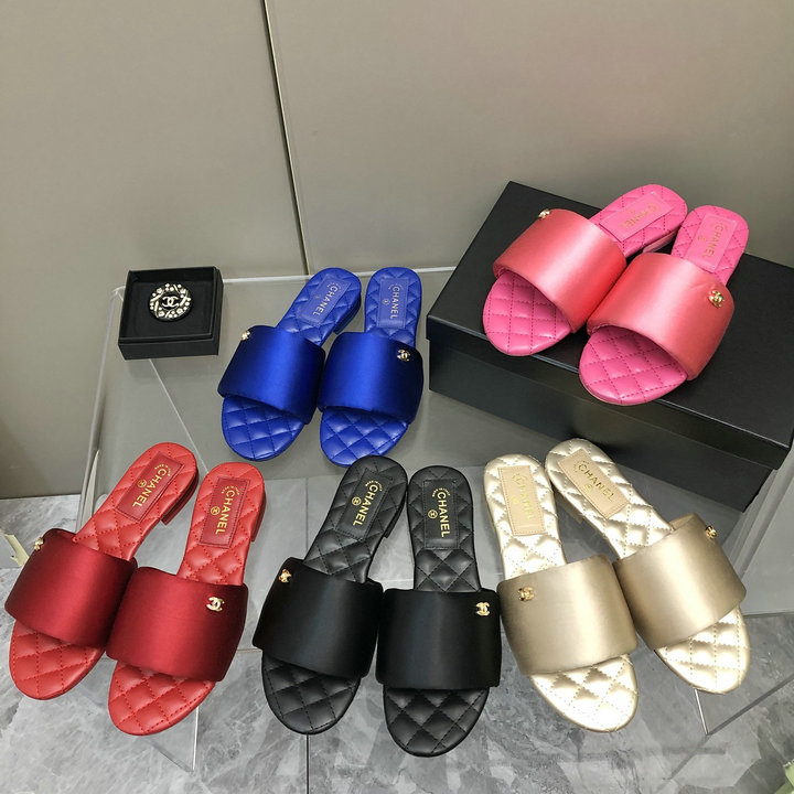 シャネル CHANEL 26-CHJ22017　2022年春夏最新入荷 ミュール フラットスリッパ サマーサンダル ビーチサンダル レディースシューズ