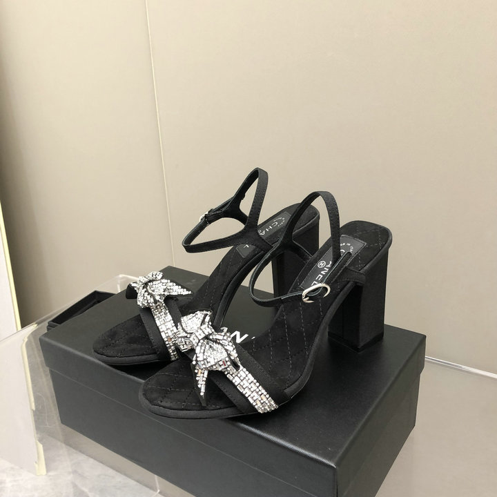 商品名称：シャネル CHANEL 26-CHJ22019　2022年春夏最新入荷 スライド サンダル ハイヒールシューズ ピンヒール レディースシューズ カーフレザー