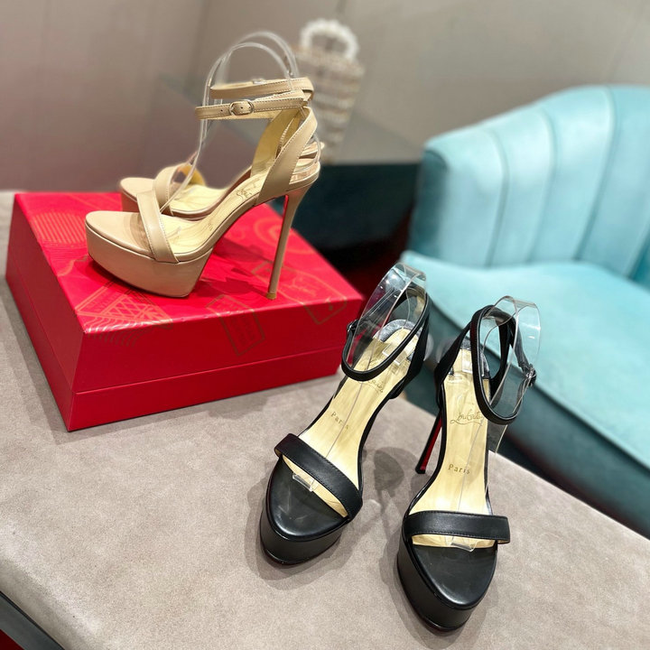 クリスチャンルブタン CHRISTIAN LOUBOUTIN 26-CLJ22001P　2022年最新入荷 スリングバック ハイヒールサンダル ピンヒール レディースシューズ 靴