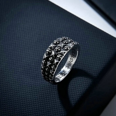 クロムハーツ Chrome Hearts YXBL-JZCM22001　2022年最新入荷 クロス 3層 リング 指輪 アクセサリー ジェリー