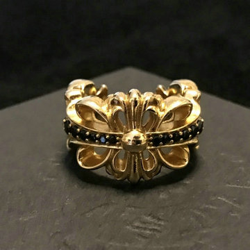 クロムハーツ Chrome Hearts YXBL-JZCM22004　2022年最新入荷 オープンアイリス リング 指輪 アクセサリー ジェリー