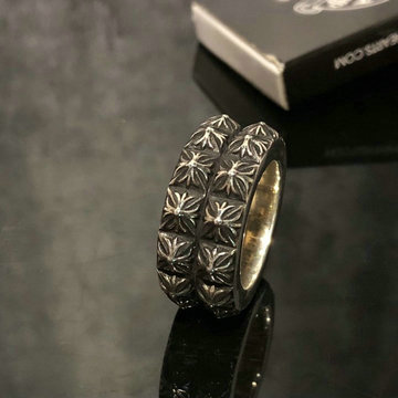 クロムハーツ Chrome Hearts YXBL-JZCM22013　2022年最新入荷 クロス 2層 リング 指輪 アクセサリー ジェリー 男女兼用
