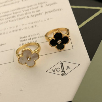 ヴァン クリーフ アーペル Van Cleef Arpels YXBL-JZVA22003　2022年最新入荷 ヴィンテージ アルハンブラ リング 指輪 アクセサリー ジェリー マザー オブ パール