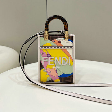 商品名称：フェンディ FENDI 168-FD8559BS　2022年最新入荷 ミニサンシャインショッパー トートバッグ 2way 斜め掛け ショルダーバッグ クロスボディバッグ レディースかばん