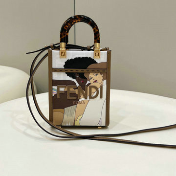 商品名称：フェンディ FENDI 168-FD8559KF　2022年最新入荷 ミニサンシャインショッパー トートバッグ 2way 斜め掛け ショルダーバッグ クロスボディバッグ レディースかばん