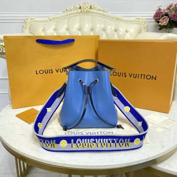 商品名称：ルイヴィトン LOUISVUITTON 057-M57691 2021年最新入荷 ネオノエ BB バケットバッグ ショルダーバッグ トートバッグ ドローストリングバッグ エピ レザー
