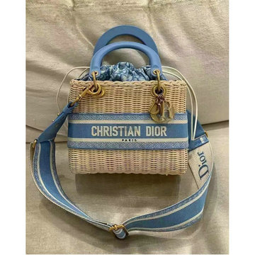商品名称：クリスチャンディオール CHRISTIAN DIOR 99-CD5528Z　2021年最新入荷 Wicker ウィッカー カゴバッグ トートバッグ ハンドバッグ 2way ショルダーバッグ
