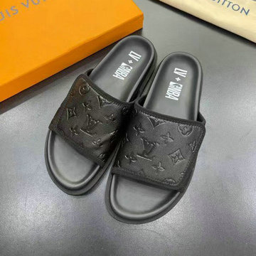 ルイヴィトン LOUISVUITTON 26-LVJ22032　2022年最新入荷 マイアミ ライン ミュール スライドサンダル スリッパ メンズ 厚底ミュール