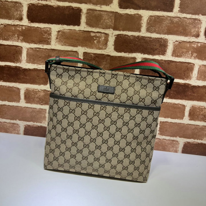 グッチ GUCCI 057-GG189751BXS　2022年最新入荷 斜め掛け ショルダーバッグ メンズかばんバッグ クロスボディバッグ ビジネスバッグ キャンパス レザー